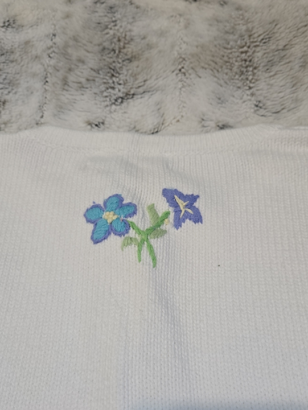 Vintage Embroidered Flower & Insect Cardigan - Picture 3 of 9